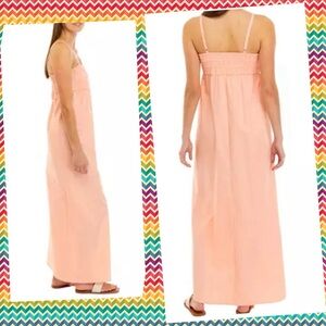 True Craft 100% Cotton Maxi Dress Size XL PEACH COLOR